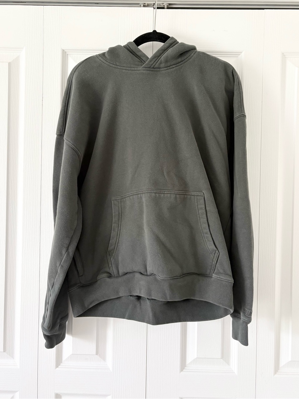 Hollister Gray Boxy Fit Hoodie